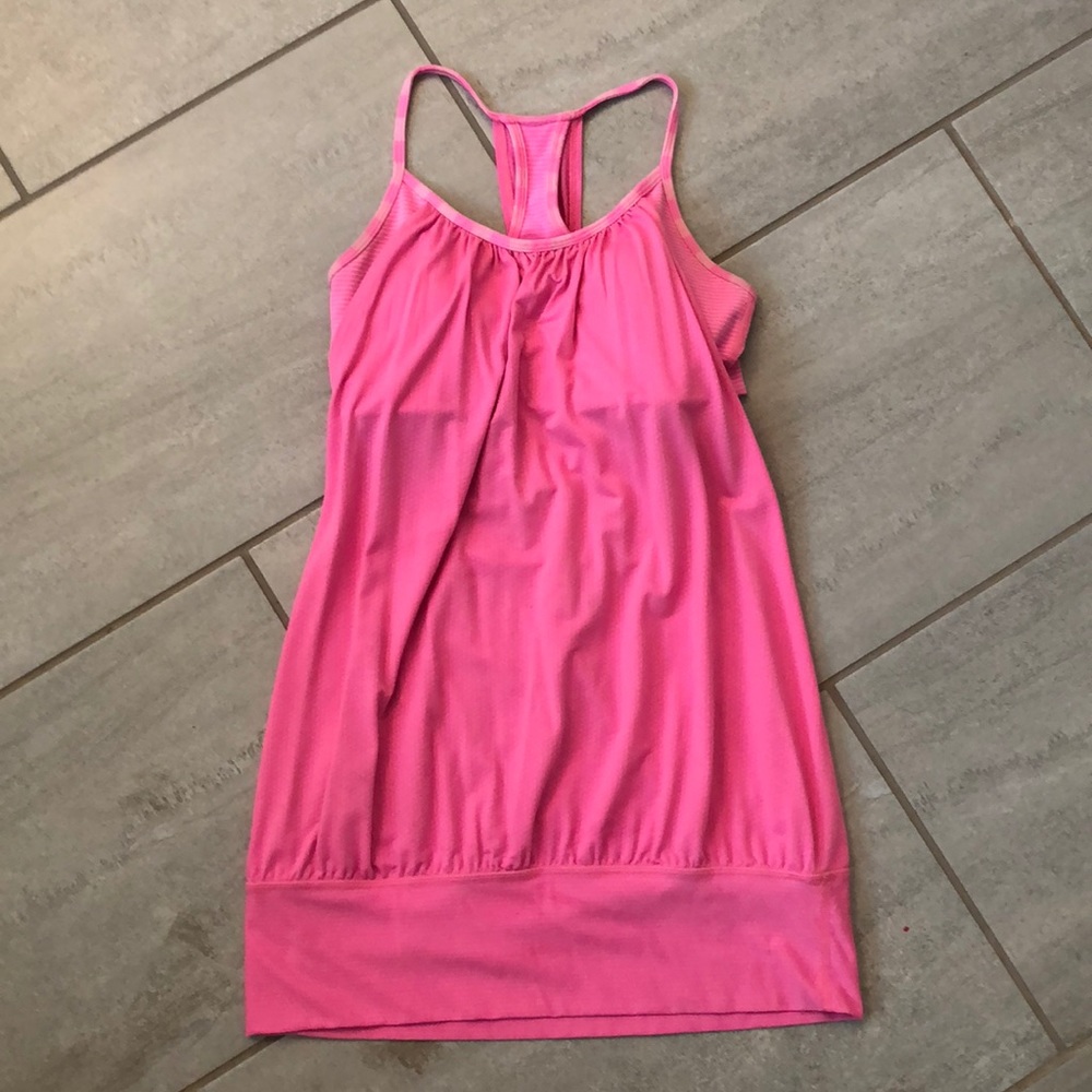Lululemon No Limits tank pink